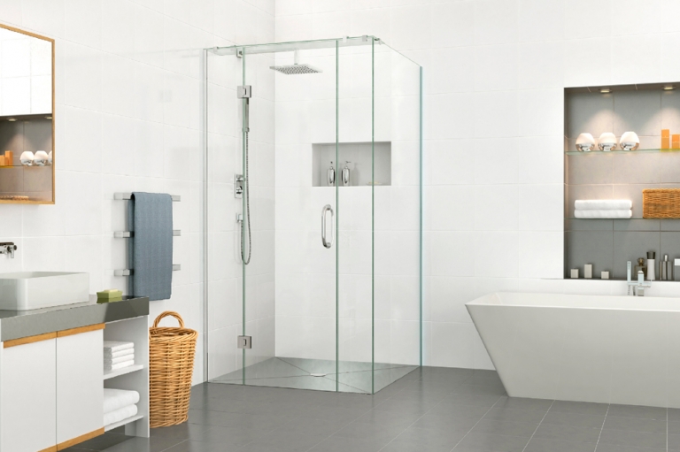 Stainless Steel Tray Showers I Custom & Standard Showers